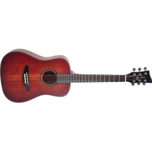 Jay Turser 1/2 Acoustic Guitar, Satin Red