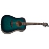 Jay Turser 3 Series 3/4 Dreadnought Acoustic Guitar, Satin Blue
